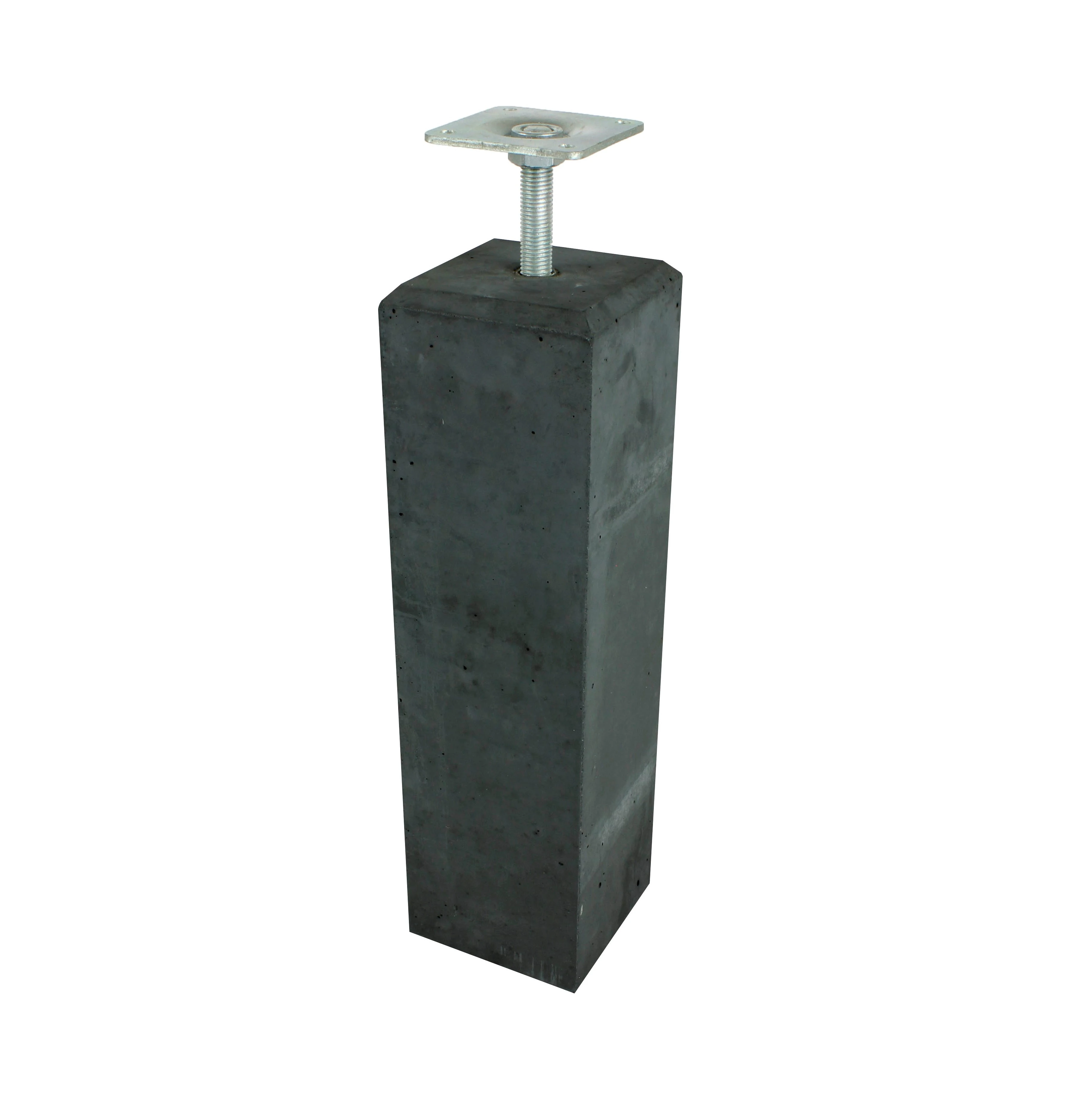 Betonpoer Facetrand 14 x 14 x 58 cm - Afbeelding 1